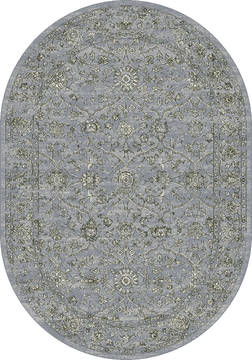 Dynamic ANCIENT GARDEN Blue Oval 3x5 ft  Carpet 119950