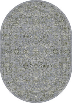 Dynamic ANCIENT GARDEN Blue Oval 5x8 ft  Carpet 119955