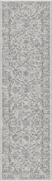 Dynamic ANCIENT GARDEN Grey Runner 2'2" X 11'0" Area Rug AN212571369696 801-119961