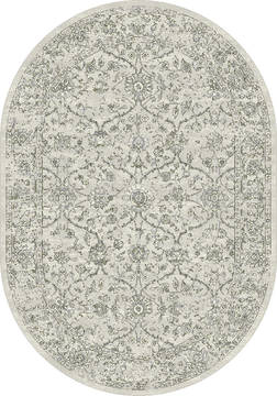 Dynamic ANCIENT GARDEN Grey Oval 2'7" X 4'7" Area Rug ANOV35571369696 801-119963