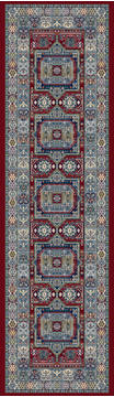 Dynamic ANCIENT GARDEN Red Runner 2'2" X 11'0" Area Rug AN212571471454 801-119974