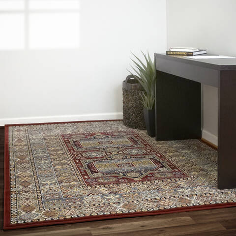 Dynamic ANCIENT GARDEN Red 53 X 77 Area Rug AN69571471454 801-119978 Image 3