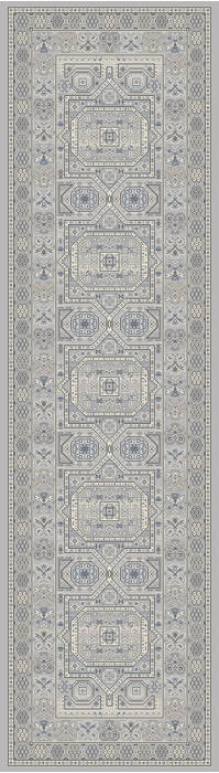 Dynamic ANCIENT GARDEN Grey Runner 22 X 110 Area Rug AN212571479696 801-119982 Image 0