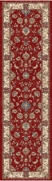 Dynamic ANCIENT GARDEN Red Runner 2'2" X 11'0" Area Rug AN212571581464 801-119990