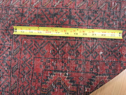 Baluch Red Hand Knotted 40 X 710 Area Rug 100-12006 Image 11