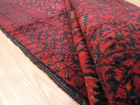 Baluch Red Hand Knotted 40 X 710 Area Rug 100-12006 Image 5