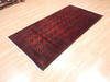 Baluch Red Hand Knotted 40 X 710  Area Rug 100-12006 Thumb 2