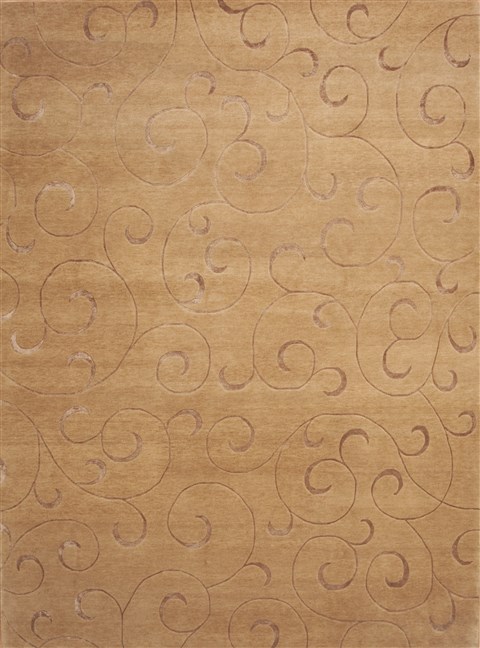 Indo-Nepal Brown Hand Knotted 83 X 114 Area Rug 100-12011 Image 0