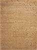 Indo-Nepal Brown Hand Knotted 83 X 114 Area Rug 100-12011 Thumb 0