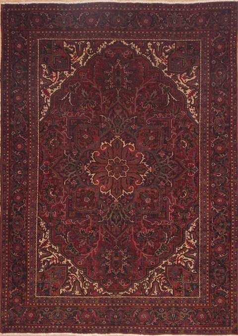 Goravan Red Hand Knotted 78 X 108 Area Rug 100-12014 Image 0