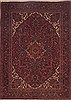 Goravan Red Hand Knotted 78 X 108  Area Rug 100-12014 Thumb 0