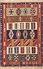 Kilim Beige Hand Knotted 45 X 69  Area Rug 100-12020 Thumb 0