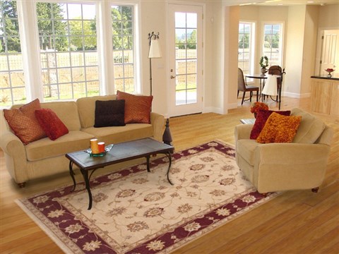 Chobi Beige Hand Knotted 511 X 91 Area Rug 100-12026 Image 4