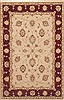 Chobi Beige Hand Knotted 511 X 91  Area Rug 100-12026 Thumb 0