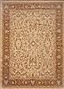 Chobi Yellow Hand Knotted 102 X 143  Area Rug 100-12028 Thumb 0