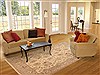 Chobi Yellow Hand Knotted 79 X 99 Area Rug 100-12029 Thumb 4