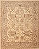 Chobi Yellow Hand Knotted 79 X 99 Area Rug 100-12029 Thumb 0