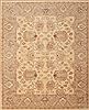 Chobi Yellow Hand Knotted 79 X 99  Area Rug 100-12029 Thumb 0