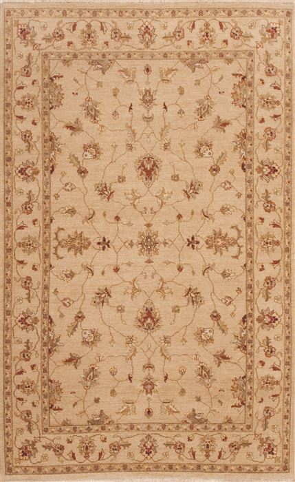 Chobi Yellow Hand Knotted 411 X 80 Area Rug 100-12033 Image 0