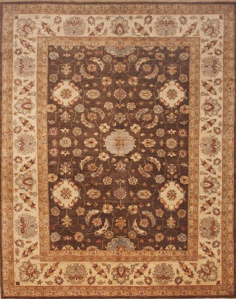 Chobi Brown Hand Knotted 711 X 100 Area Rug 100-12036 Image 0