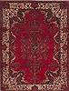 Mashad Red Hand Knotted 72 X 96  Area Rug 100-12042 Thumb 0