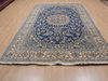 Nain Blue Hand Knotted 66 X 103  Area Rug 100-12046 Thumb 1