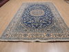 Nain Blue Hand Knotted 66 X 103 Area Rug 100-12046 Thumb 1