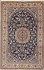 Nain Blue Hand Knotted 66 X 103  Area Rug 100-12046 Thumb 0