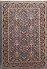 Yazd Blue Hand Knotted 68 X 99  Area Rug 100-12047 Thumb 0