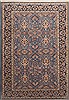 Yazd Blue Hand Knotted 68 X 99  Area Rug 100-12047 Thumb 0