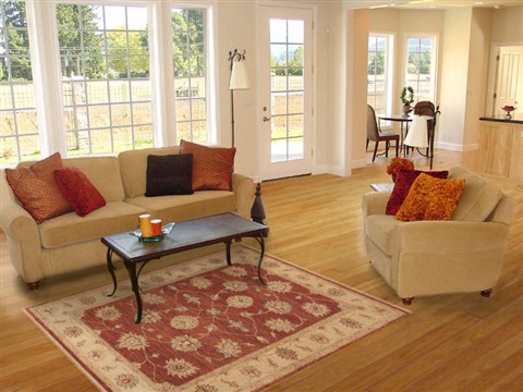 Chobi Red Hand Knotted 40 X 60 Area Rug 100-12052 Image 5