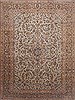 Kashan Blue Hand Knotted 911 X 130  Area Rug 100-12073 Thumb 0