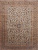 Kashan Blue Hand Knotted 911 X 130 Area Rug 100-12073 Thumb 0
