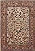 Mashad Beige Hand Knotted 80 X 119  Area Rug 100-12074 Thumb 0