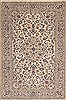 Kashan Beige Hand Knotted 66 X 99  Area Rug 100-12081 Thumb 0