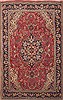 Tabriz Red Hand Knotted 67 X 104  Area Rug 100-12084 Thumb 0
