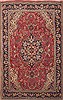 Tabriz Red Hand Knotted 67 X 104 Area Rug 100-12084 Thumb 0