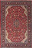 Mahal Red Hand Knotted 71 X 107  Area Rug 100-12085 Thumb 0