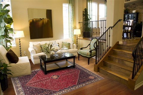 Abadeh Red Hand Knotted 68 X 100 Area Rug 100-12088 Image 3