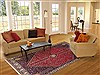 Abadeh Red Hand Knotted 68 X 100 Area Rug 100-12088 Thumb 4
