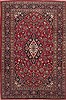 Kashan Red Hand Knotted 68 X 911  Area Rug 100-12095 Thumb 0