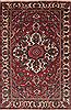 Hamedan Red Hand Knotted 69 X 102  Area Rug 100-12096 Thumb 0