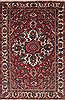 Hamedan Red Hand Knotted 69 X 102 Area Rug 100-12096 Thumb 0