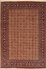 Tabriz Red Hand Knotted 67 X 910 Area Rug 100-12097 Thumb 0