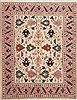 Heriz White Hand Knotted 69 X 89  Area Rug 100-12099 Thumb 0
