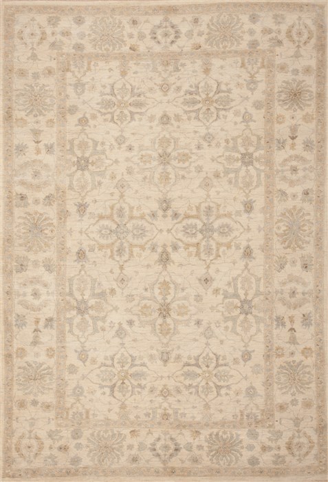 Chobi Beige Hand Knotted 65 X 96  Area Rug 100-12100 Image 0