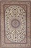 Nain White Hand Knotted 66 X 103  Area Rug 100-12106 Thumb 0