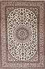 Nain White Hand Knotted 66 X 103  Area Rug 100-12106 Thumb 0