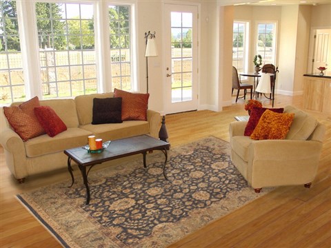 Chobi Blue Hand Knotted 80 X 910 Area Rug 100-12107 Image 4