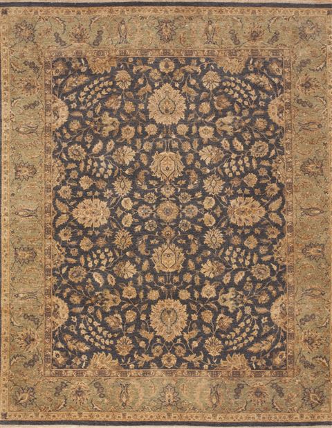 Chobi Blue Hand Knotted 80 X 910 Area Rug 100-12107 Image 0